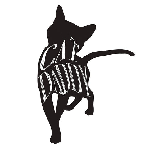 RescueCat 012 Black Modern Wood Framed Art Print by LightBoxJournal