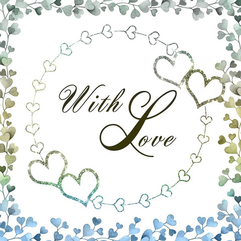 Our Love 02 Black Ornate Wood Framed Art Print with Double Matting by LightBoxJournal