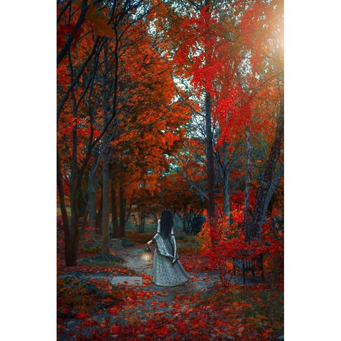 Fairy Tale White Modern Wood Framed Art Print by Love Grams