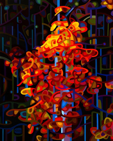 The Beacon White Modern Wood Framed Art Print with Double Matting by Budan, Mandy