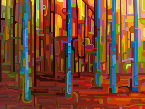 Promenade Black Ornate Wood Framed Art Print with Double Matting by Budan, Mandy