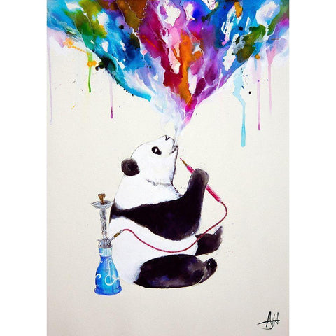 Chai White Modern Wood Framed Art Print by Allante, Marc