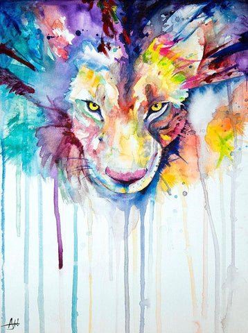 Cepheus White Modern Wood Framed Art Print with Double Matting by Allante, Marc