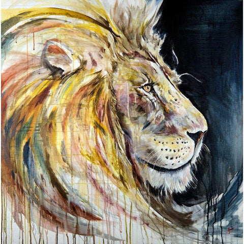 Heavy Lies The Head That Wears the Crown White Modern Wood Framed Art Print by Allante, Marc