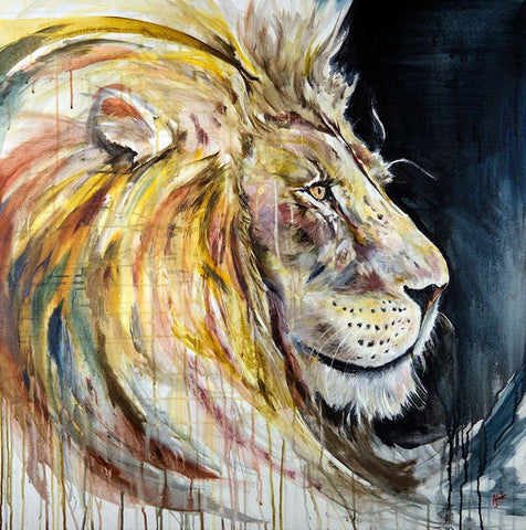 Heavy Lies The Head That Wears the Crown White Modern Wood Framed Art Print with Double Matting by Allante, Marc