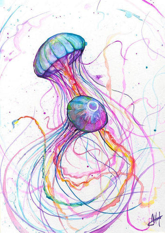 You So Jelly Black Ornate Wood Framed Art Print with Double Matting by Allante, Marc
