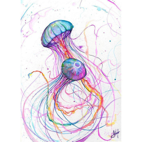 You So Jelly Black Modern Wood Framed Art Print by Allante, Marc