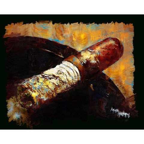 The Long Ash 1 Gold Ornate Wood Framed Art Print with Double Matting by Murray Henderson Fine Art