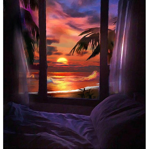 The Dream Print Gold Ornate Wood Framed Art Print with Double Matting by Murray Henderson Fine Art