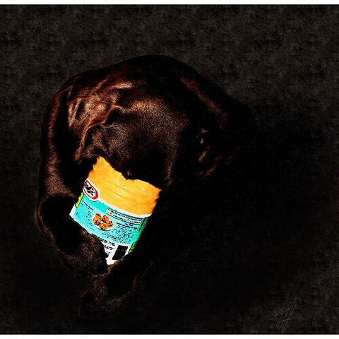 Chocolate And Peanutbutter Black Modern Wood Framed Art Print by Murray Henderson Fine Art