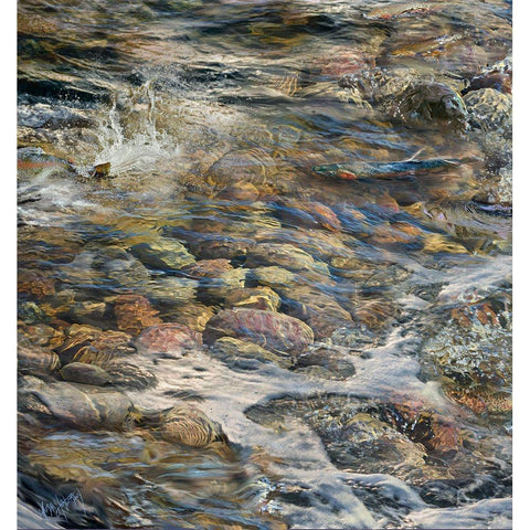 Untitled_Artwork (4) Gold Ornate Wood Framed Art Print with Double Matting by Murray Henderson Fine Art