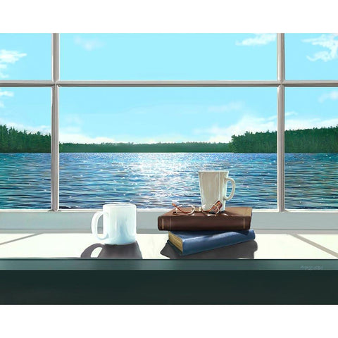 Untitled_Artwork (19) Gold Ornate Wood Framed Art Print with Double Matting by Murray Henderson Fine Art