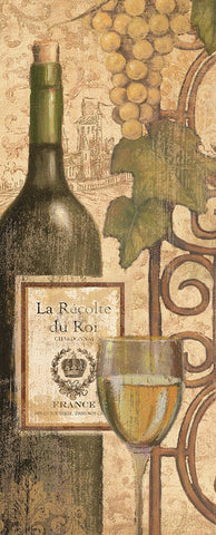 Wine Tasting II Black Ornate Wood Framed Art Print with Double Matting by Zaccheo, John