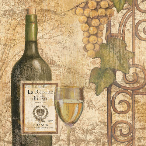 Wine Tasting IV Black Modern Wood Framed Art Print by Zaccheo, John