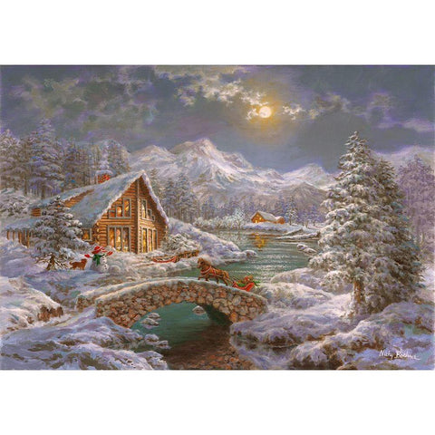 Natures Magical Season Gold Ornate Wood Framed Art Print with Double Matting by Boehme, Nicky