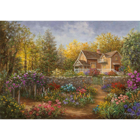 A Pathway of Color Black Modern Wood Framed Art Print with Double Matting by Boehme, Nicky