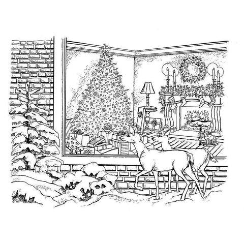 Holiday 1 White Modern Wood Framed Art Print by Boehme, Nicky