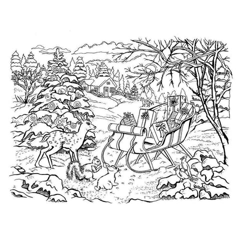 Holiday 2 White Modern Wood Framed Art Print by Boehme, Nicky