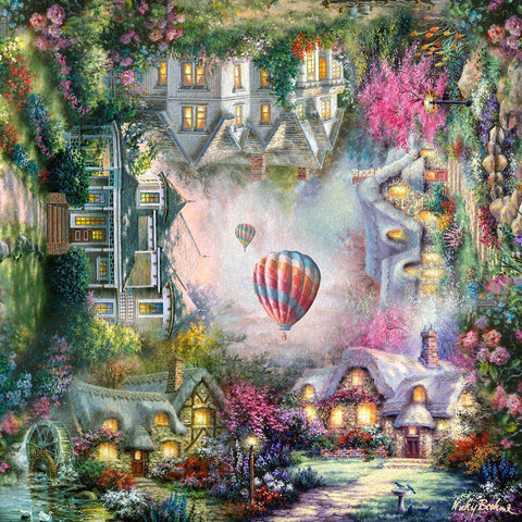 Home Black Modern Wood Framed Art Print with Double Matting by Boehme, Nicky