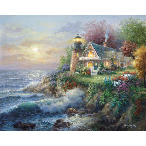 Guardian Of The Sea Black Modern Wood Framed Art Print by Boehme, Nicky