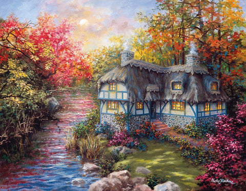 Theres No Place Like Home Black Ornate Wood Framed Art Print with Double Matting by Boehme, Nicky