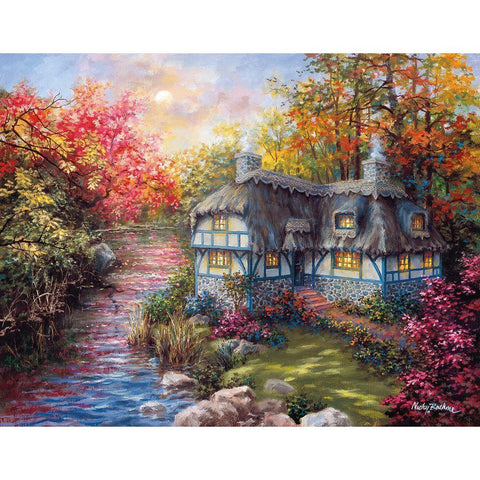 Theres No Place Like Home White Modern Wood Framed Art Print by Boehme, Nicky