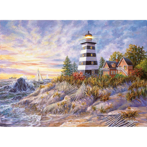 Out Of  Harmâ€™s Way White Modern Wood Framed Art Print by Boehme, Nicky