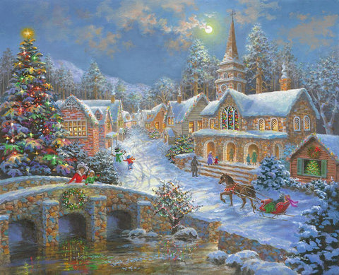 Heaven On Earth 2 Black Ornate Wood Framed Art Print with Double Matting by Boehme, Nicky