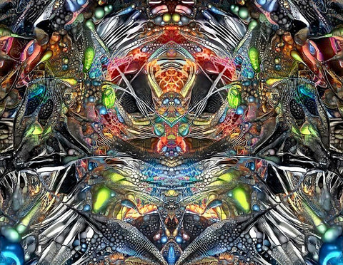 666 White Modern Wood Framed Art Print with Double Matting by Gavidia, Pedro