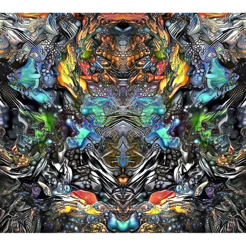 Evolution White Modern Wood Framed Art Print by Gavidia, Pedro