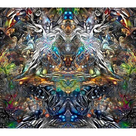 Khepri White Modern Wood Framed Art Print by Gavidia, Pedro