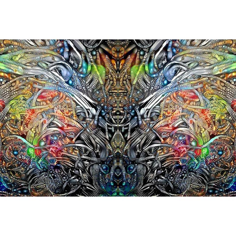 King of the Crickets Gold Ornate Wood Framed Art Print with Double Matting by Gavidia, Pedro