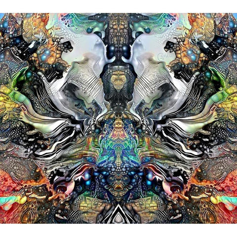 Legacy Plume Black Modern Wood Framed Art Print with Double Matting by Gavidia, Pedro