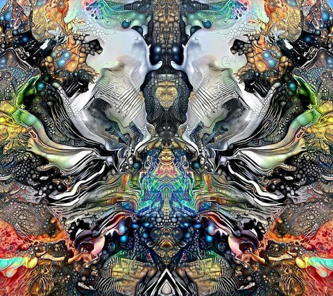 Legacy Plume White Modern Wood Framed Art Print with Double Matting by Gavidia, Pedro
