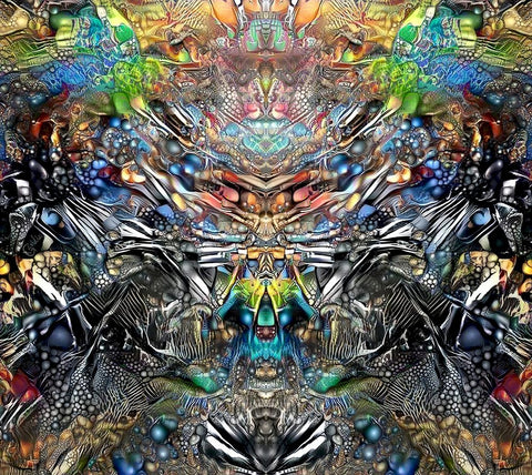 Resurrection White Modern Wood Framed Art Print with Double Matting by Gavidia, Pedro