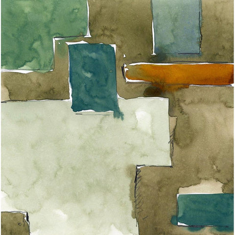 Oration White Modern Wood Framed Art Print by Randy Noble Fine Art