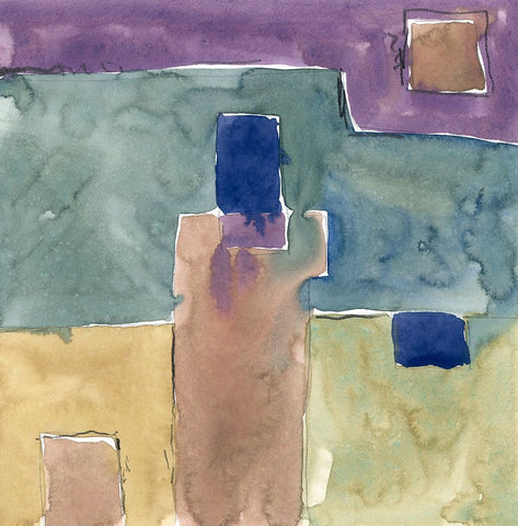 Passages Black Ornate Wood Framed Art Print with Double Matting by Randy Noble Fine Art