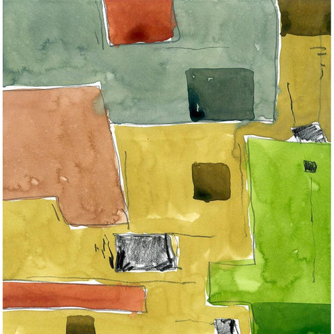 Phrases Black Modern Wood Framed Art Print with Double Matting by Randy Noble Fine Art