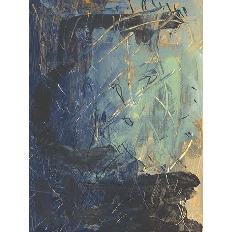 Approach The Meaning Black Modern Wood Framed Art Print by Randy Noble Fine Art