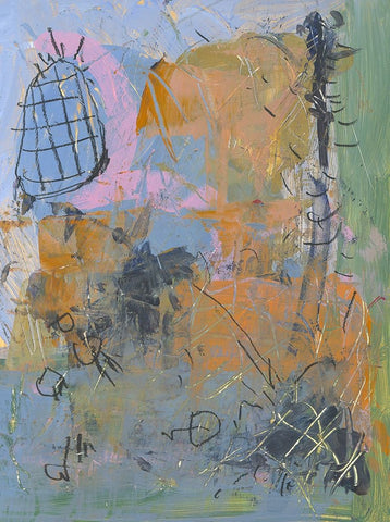 Systems Gone White Modern Wood Framed Art Print with Double Matting by Randy Noble Fine Art