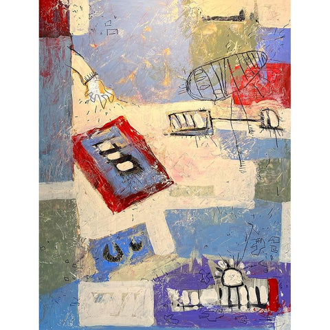 Viewers Way Black Modern Wood Framed Art Print by Randy Noble Fine Art