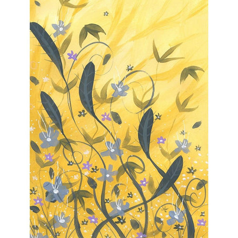 Gracious Bend Gold Ornate Wood Framed Art Print with Double Matting by Randy Noble Fine Art