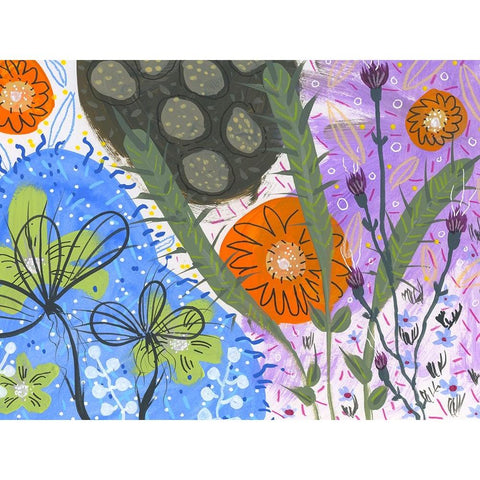 Splendor Black Modern Wood Framed Art Print with Double Matting by Randy Noble Fine Art