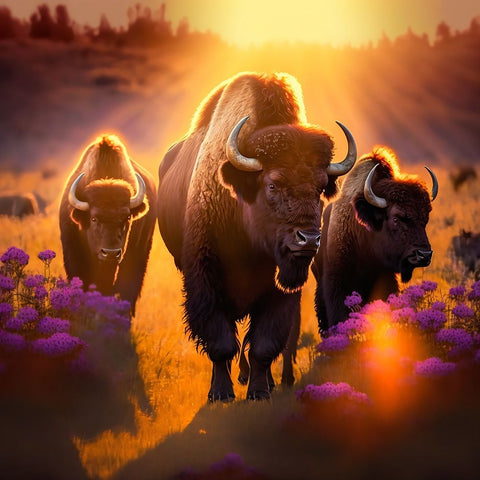 North American Wildlife 61 Black Ornate Wood Framed Art Print with Double Matting by Heere, Ray