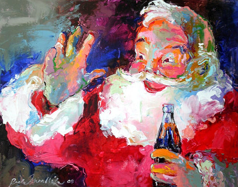 Claus Black Ornate Wood Framed Art Print with Double Matting by Wallich, Richard