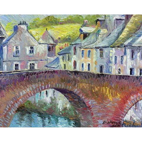 France Black Modern Wood Framed Art Print by Wallich, Richard