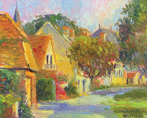 France I White Modern Wood Framed Art Print with Double Matting by Wallich, Richard