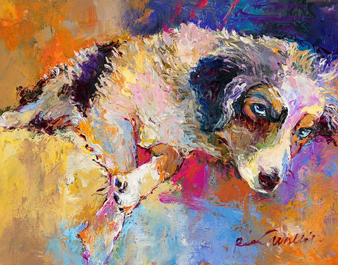 Marley White Modern Wood Framed Art Print with Double Matting by Wallich, Richard