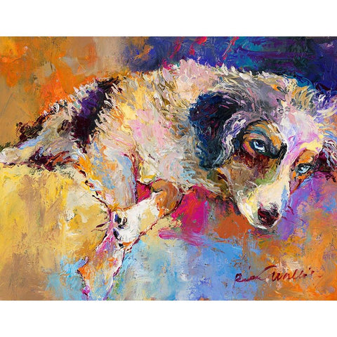 Marley Black Modern Wood Framed Art Print with Double Matting by Wallich, Richard