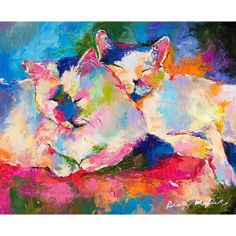 Mac+Jack Black Modern Wood Framed Art Print with Double Matting by Wallich, Richard